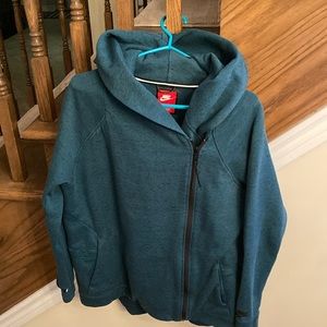 Nike asymmetrical zip up sweater
